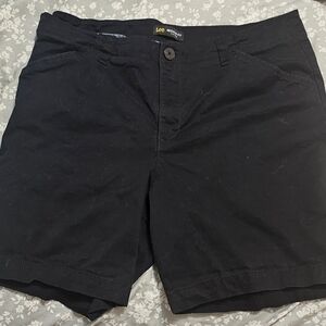 Lee Women's Dark Flat Front Shorts